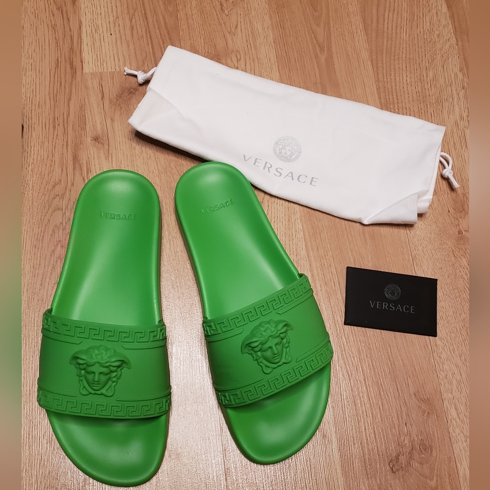 Versace pool slides